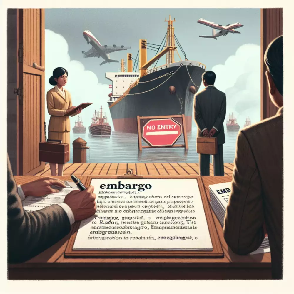 embargo význam